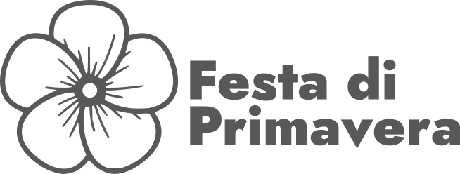 Logo festa di primavera, rappresenta un fiore di Myosotis